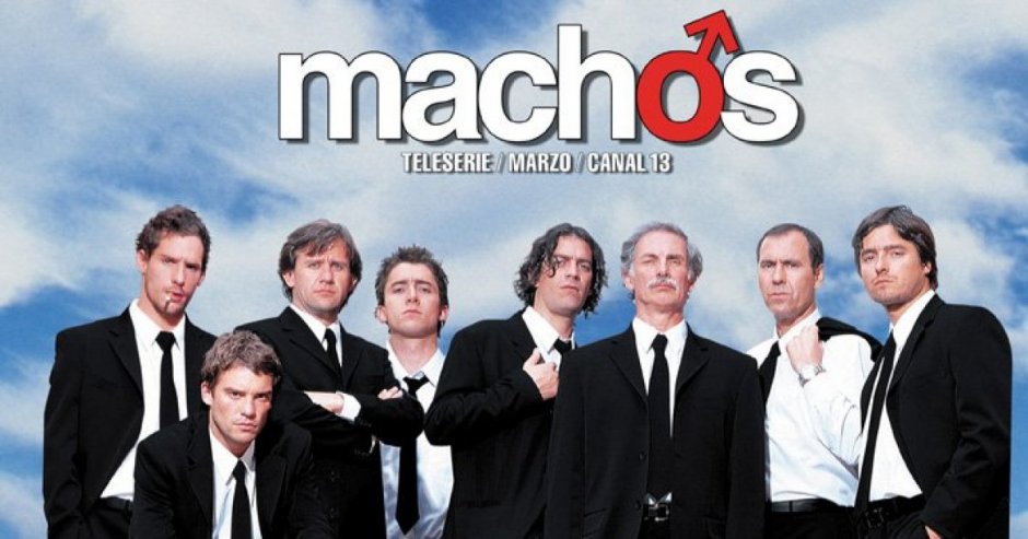 La teleserie "Machos" fue producida por Canal 13 y se emitió durante el año 2003.